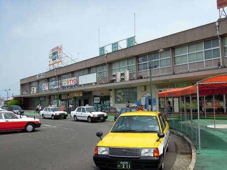 酒田駅で観光用自転車を借りる